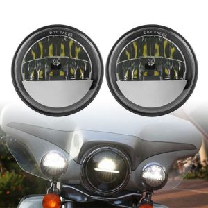 Morsun 4.5inch світлодіодний туман світло для Harley Road ковзання мотоцикл туман лампи