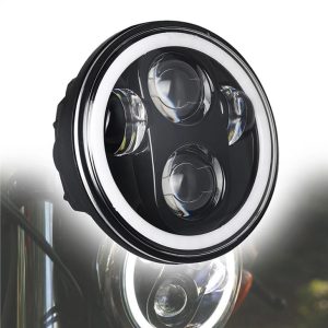 Morsun 40w 5 3/4 дюймовий світлодіодний фара проектор для Harley Davidson мотоцикл фар чорний Хром