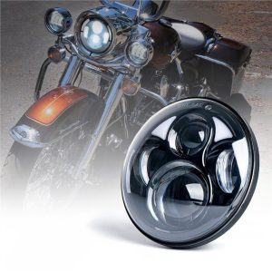 Morsun 5.75inch круглі фари для Harley Davidson 12v 24v H4 фари